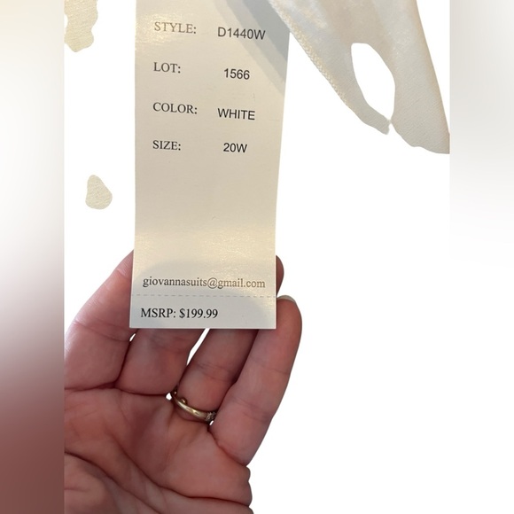 NWT Giovanna Signature Ruffle Wrap Blouse Top Sz 20W - Picture 6 of 11